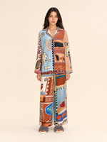 Load image into Gallery viewer, Abstract Print Tailored Trouser Set
