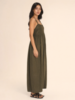 Load image into Gallery viewer, Shirred Pocket Maxi Dress

