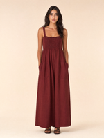 Load image into Gallery viewer, Shirred Pocket Maxi Dress
