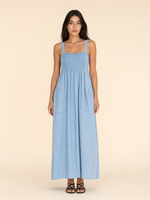 Load image into Gallery viewer, Shirred Pocket Maxi Dress
