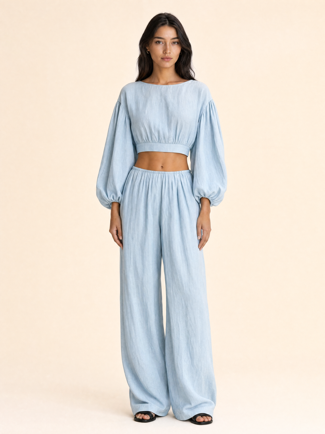 Sleeve Trouser Set