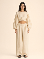 Load image into Gallery viewer, Sleeve Trouser Set
