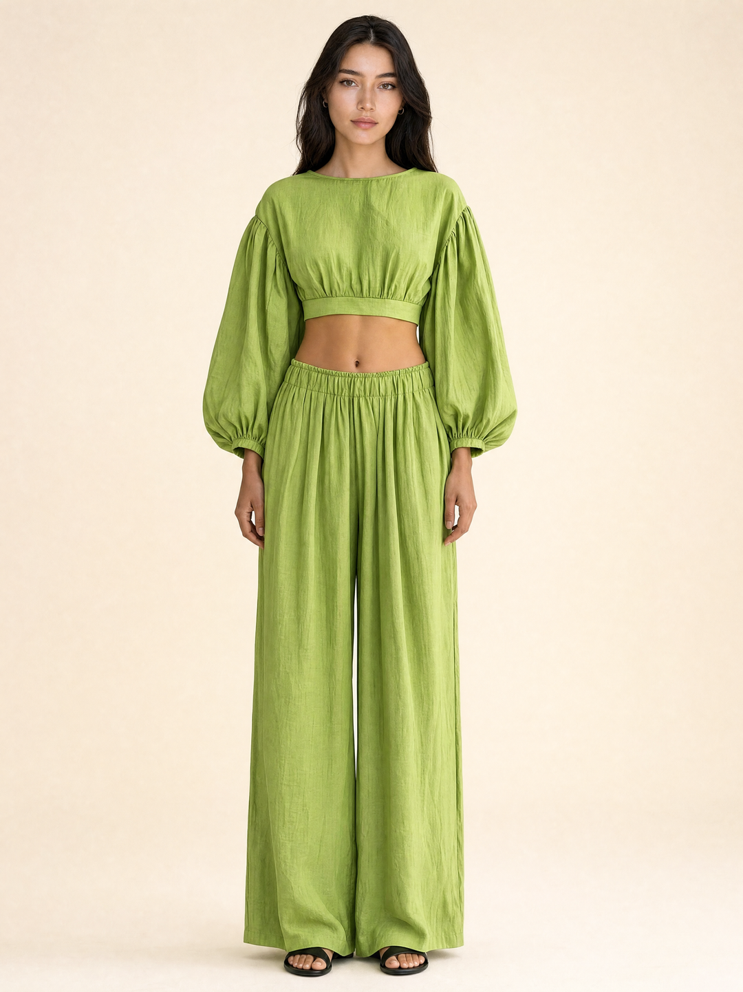 Sleeve Trouser Set