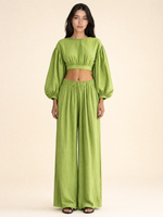 Load image into Gallery viewer, Sleeve Trouser Set
