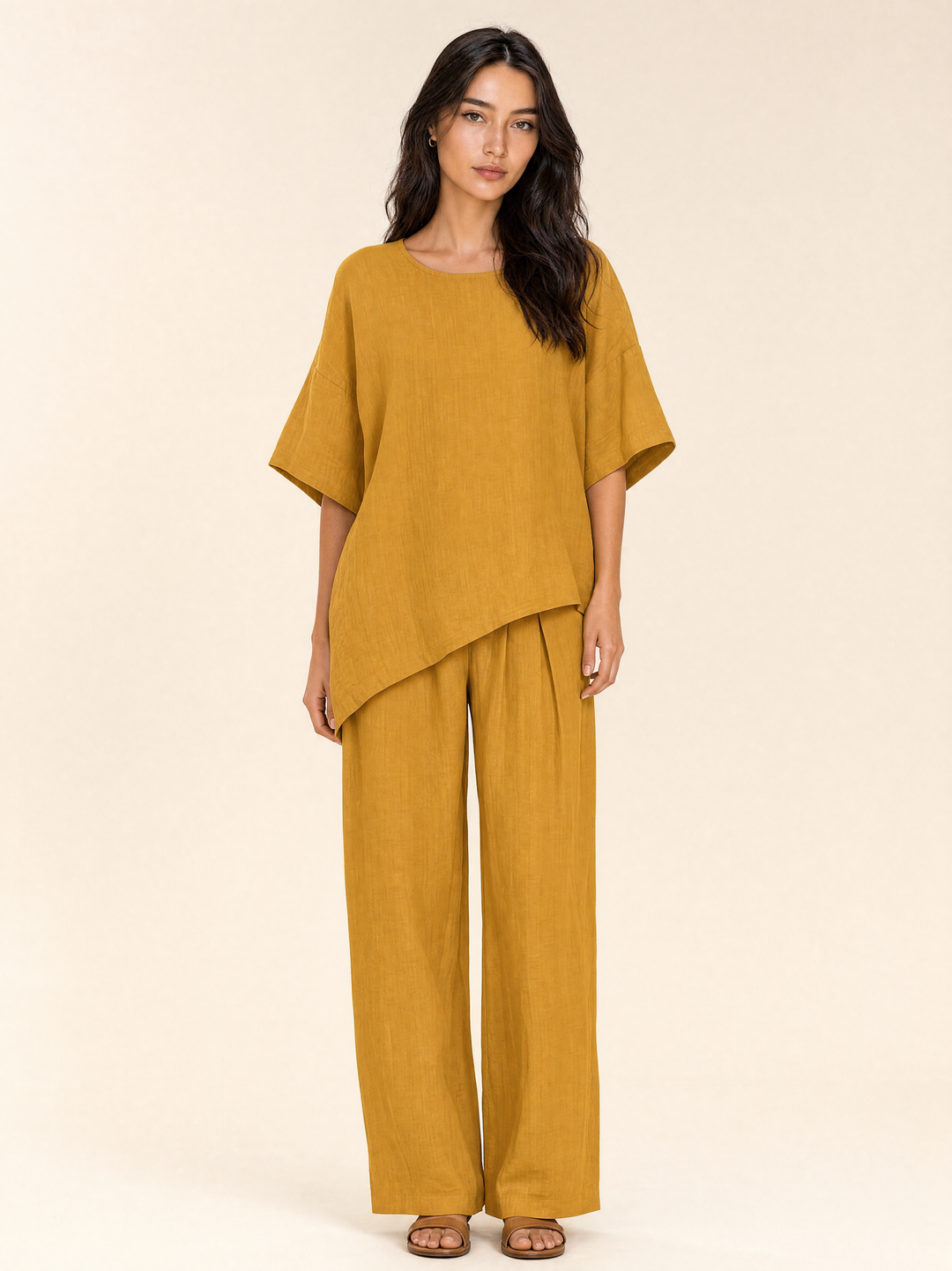 Relaxed Linen Matching Set