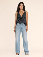 Load image into Gallery viewer, Relaxed Draped Cowl Neck Blouse
