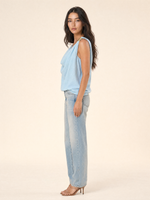 Load image into Gallery viewer, Relaxed Draped Cowl Neck Blouse
