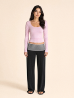 Load image into Gallery viewer, Breathable Striped Lounge Trousers
