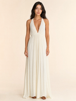Load image into Gallery viewer, Flowing Deep V Neck Maxi Dress
