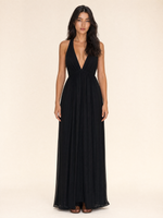Load image into Gallery viewer, Flowing Deep V Neck Maxi Dress
