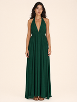 Load image into Gallery viewer, Flowing Deep V Neck Maxi Dress

