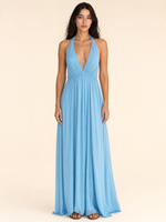 Load image into Gallery viewer, Flowing Deep V Neck Maxi Dress
