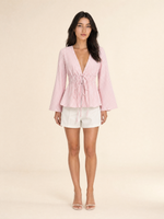 Load image into Gallery viewer, Adjustable Tie Front Blouse
