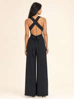 Load image into Gallery viewer, V-neck Backless Jumpsuits
