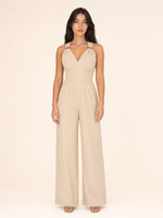 Load image into Gallery viewer, V-neck Backless Jumpsuits
