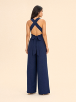 Load image into Gallery viewer, V-neck Backless Jumpsuits
