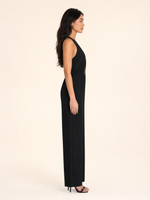 Load image into Gallery viewer, Elegant High Waist V-neck Sleeveless Jumpsuit

