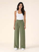 Load image into Gallery viewer, Casual High-Waisted Straight-Leg Trousers
