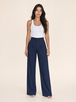 Load image into Gallery viewer, Casual High-Waisted Straight-Leg Trousers
