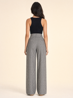 Load image into Gallery viewer, Casual Plaid High-Waist Pants
