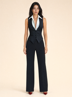 Load image into Gallery viewer, Tailored Waistcoat Layering Top
