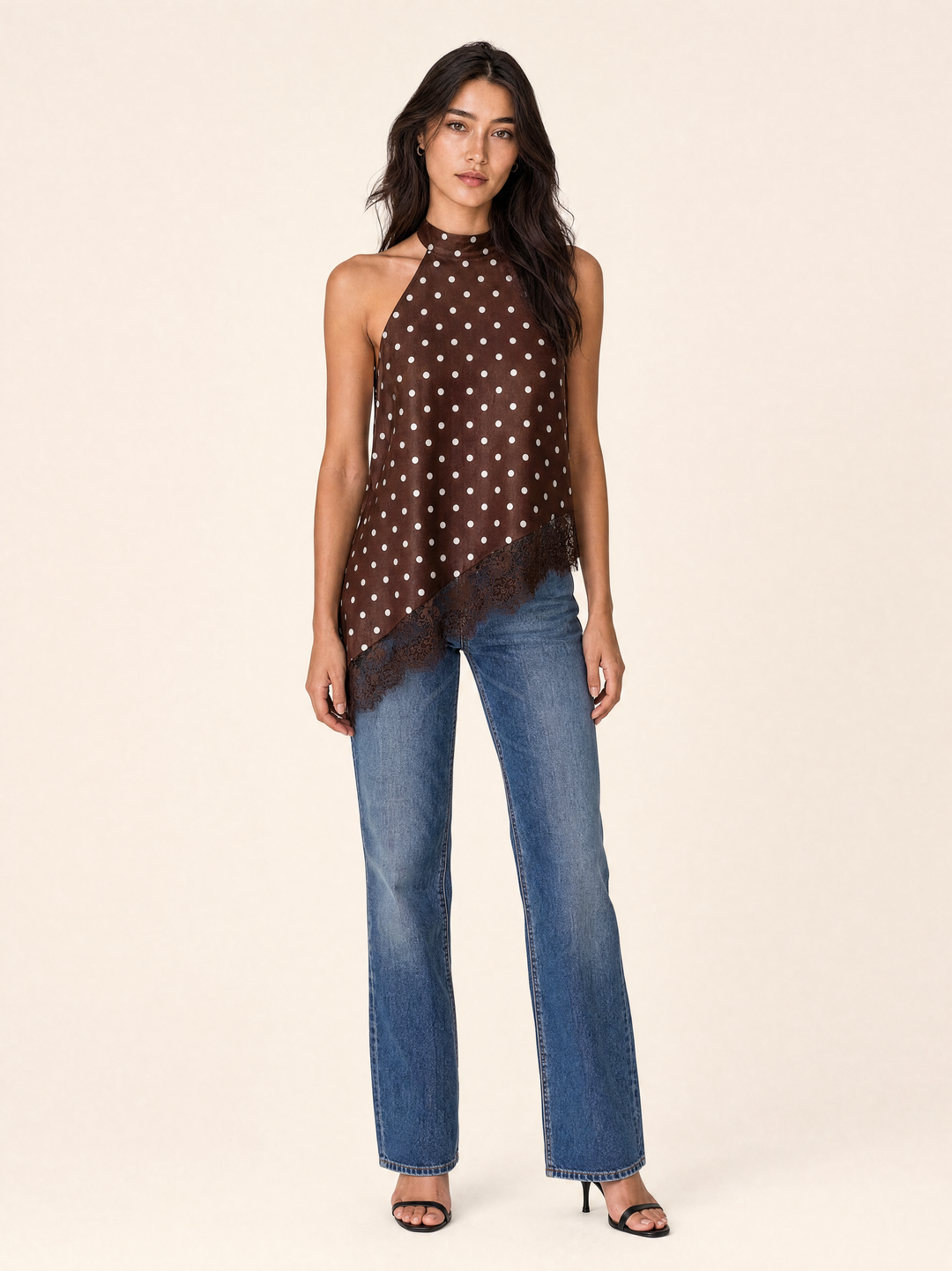 Lace Trim Tank Top