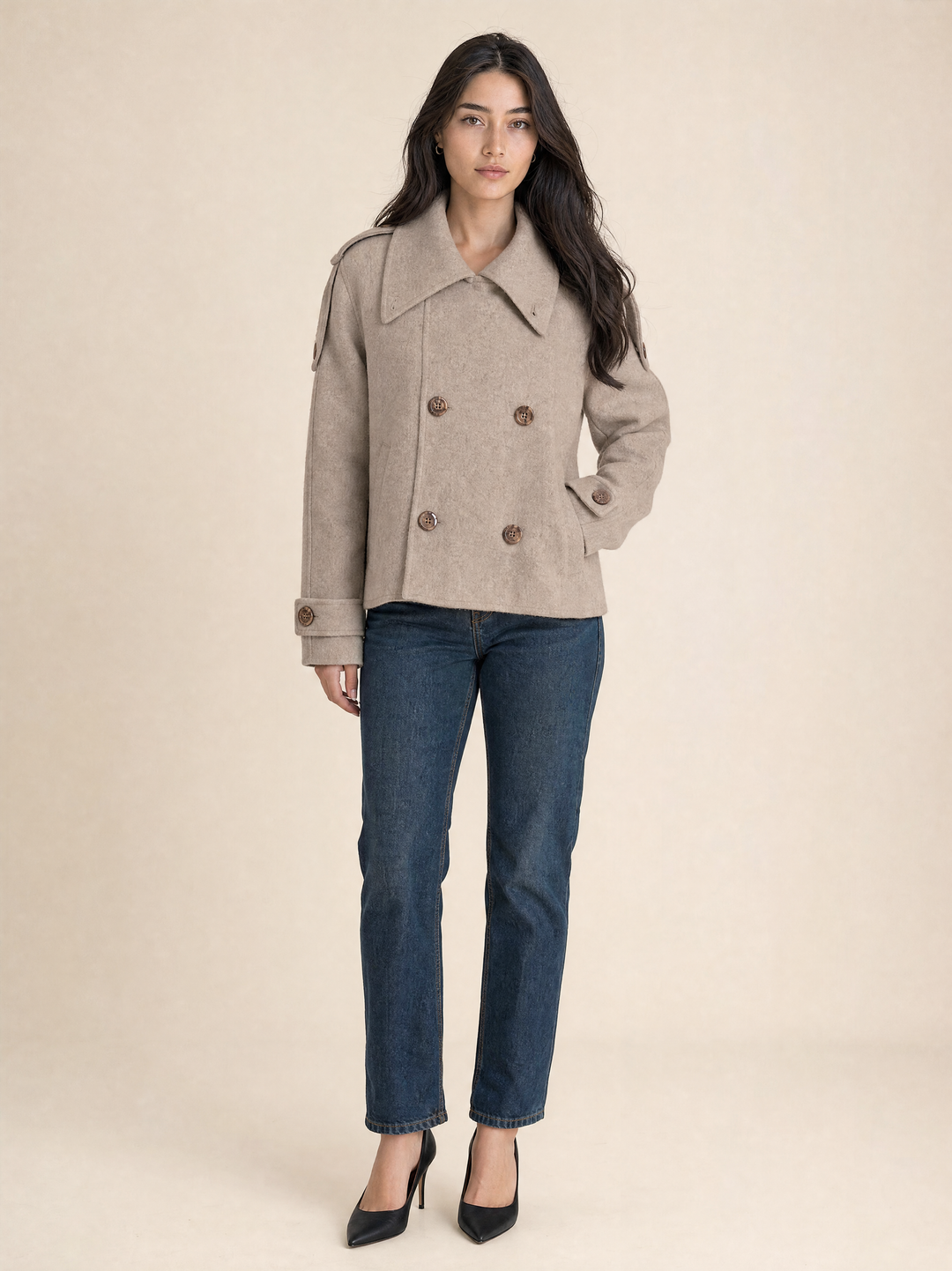 Classic Wool Collard Coat