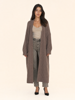 Load image into Gallery viewer, Oversized Ribbed Knit Maxi Cardigan
