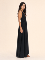 Load image into Gallery viewer, Flowing Deep V Neck Maxi Dress

