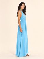 Load image into Gallery viewer, Flowing Deep V Neck Maxi Dress
