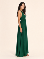 Load image into Gallery viewer, Flowing Deep V Neck Maxi Dress
