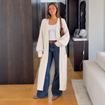 Load image into Gallery viewer, Oversized Ribbed Knit Maxi Cardigan
