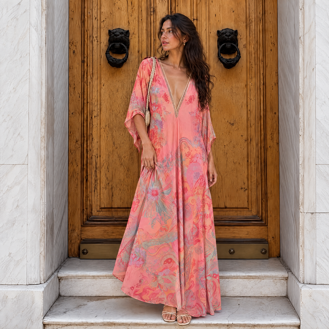 Artistic Bohemian Maxi Dress
