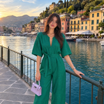 Load image into Gallery viewer, Flora V-neck Summer Linen Jumpsuit
