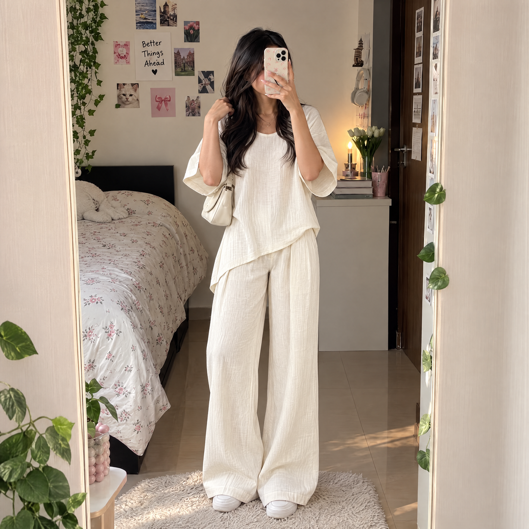 Relaxed Linen Matching Set