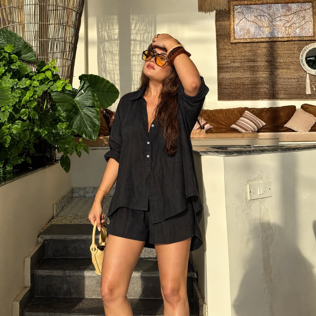 Summer Linen Matching Set