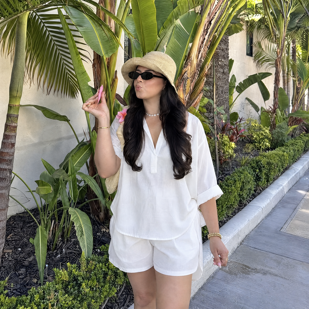 Summer Linen Matching Set