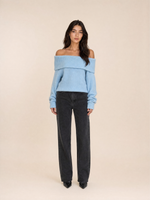 Load image into Gallery viewer, Autumn Off-Shoulder Slim-Fit Knit Sweater

