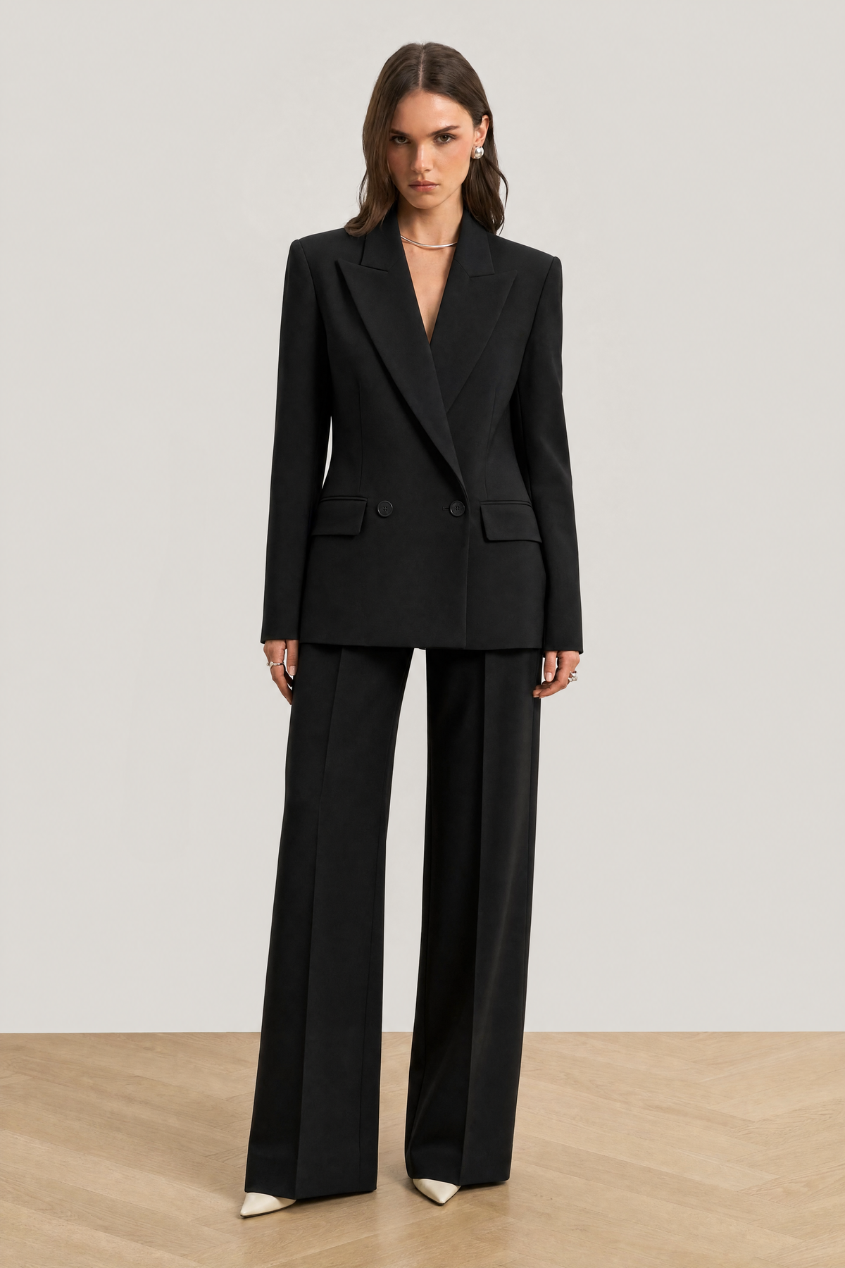 Sloane Suit in Black - studio view 8