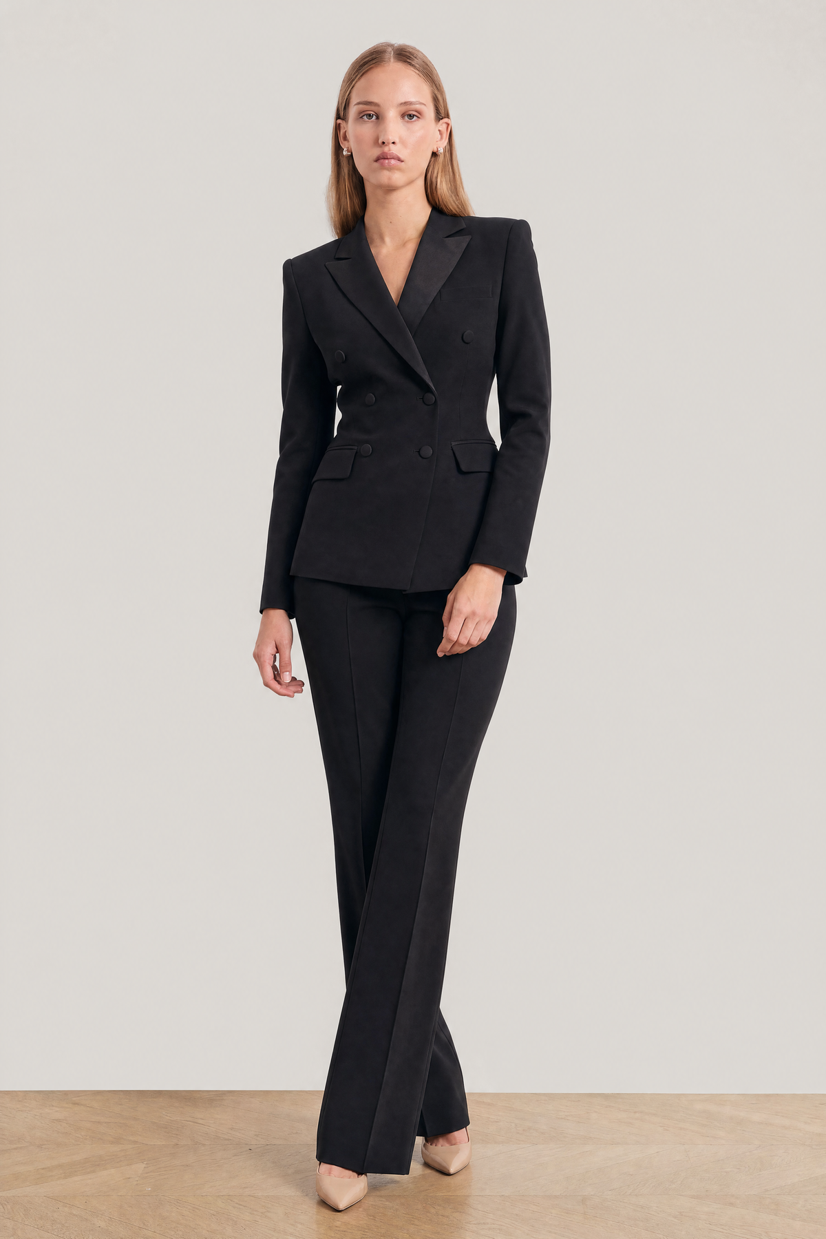Aurelia Suit in Black - studio view 2