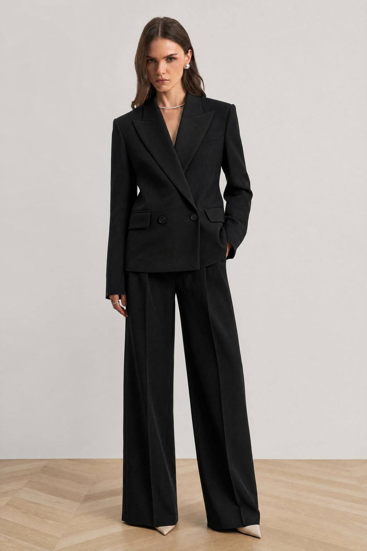 Sloane Suit in Black - studio view 7
