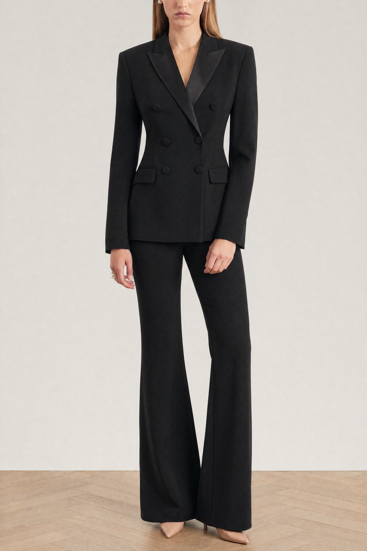 Aurelia Suit in Black - studio view 3