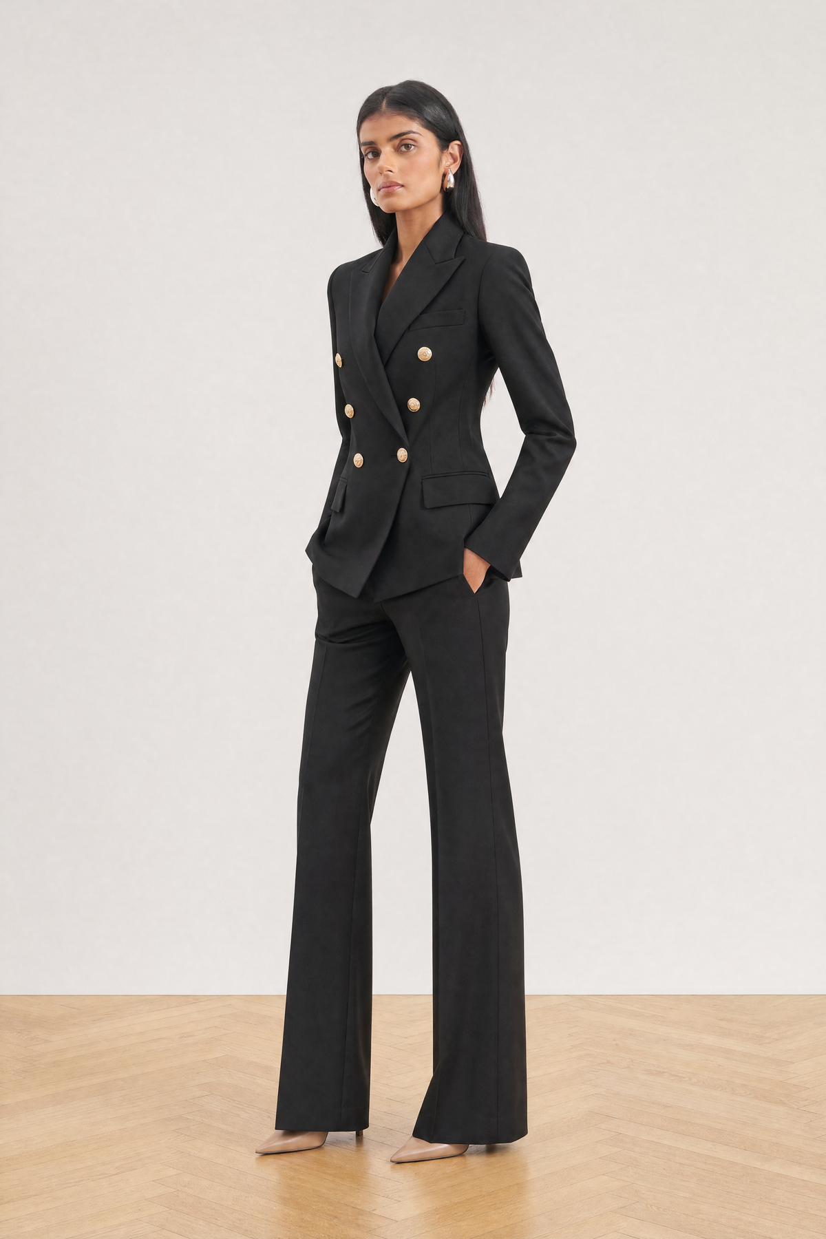 Marlowe Suit in Black - studio view 3