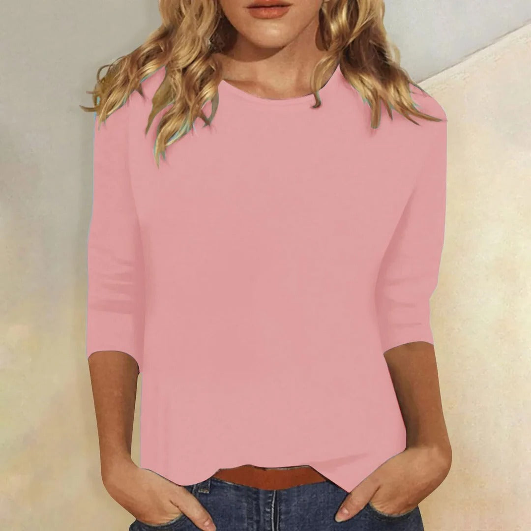 Women's Crew Neck Casual Everyday Top