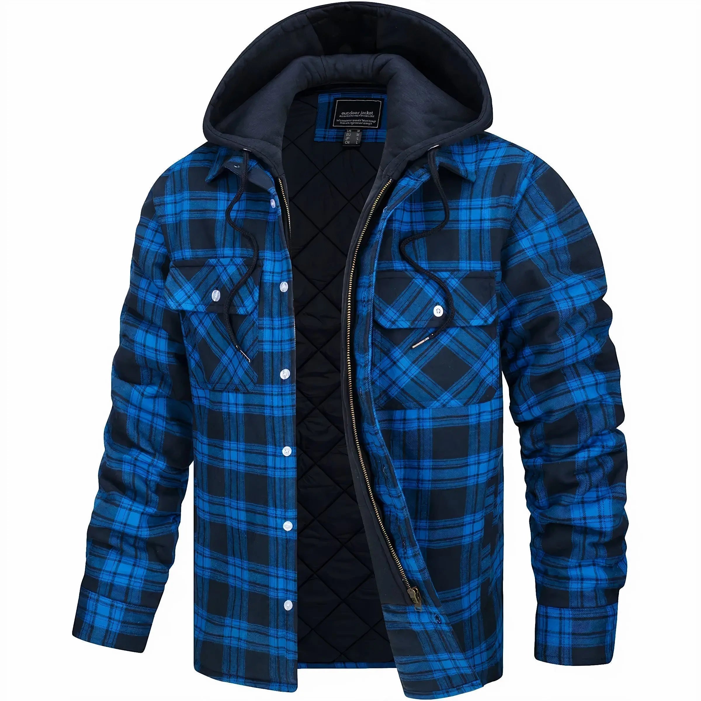 Harrington Oxford | Men’s Checked Zip Jacket – Autumn & Winter Outerwear