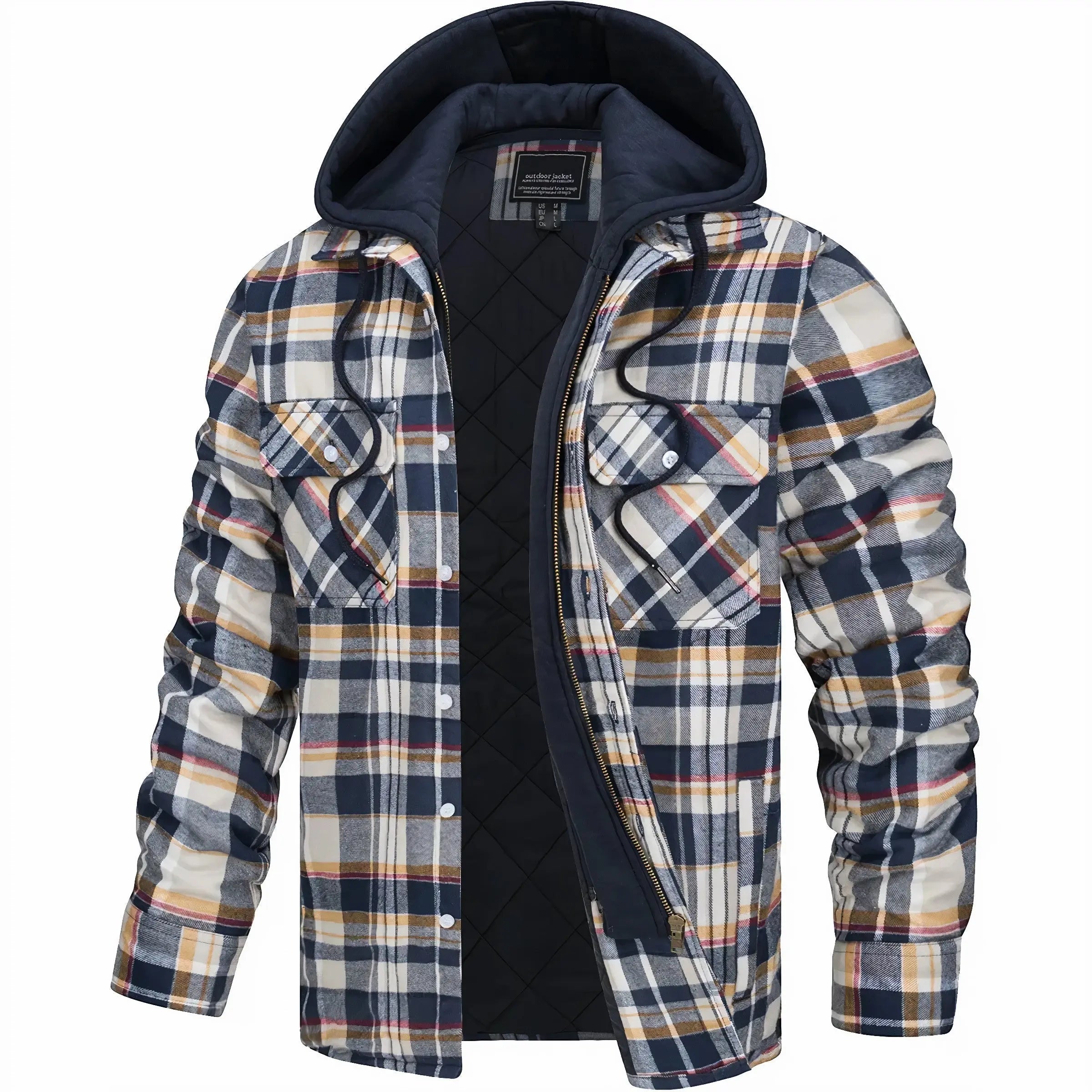 Harrington Oxford | Men’s Checked Zip Jacket – Autumn & Winter Outerwear