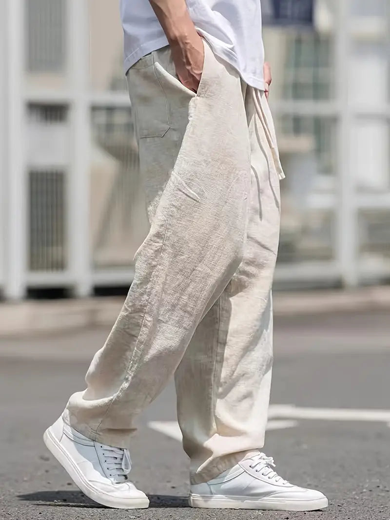 Signature Collection Linen Baggy Trousers