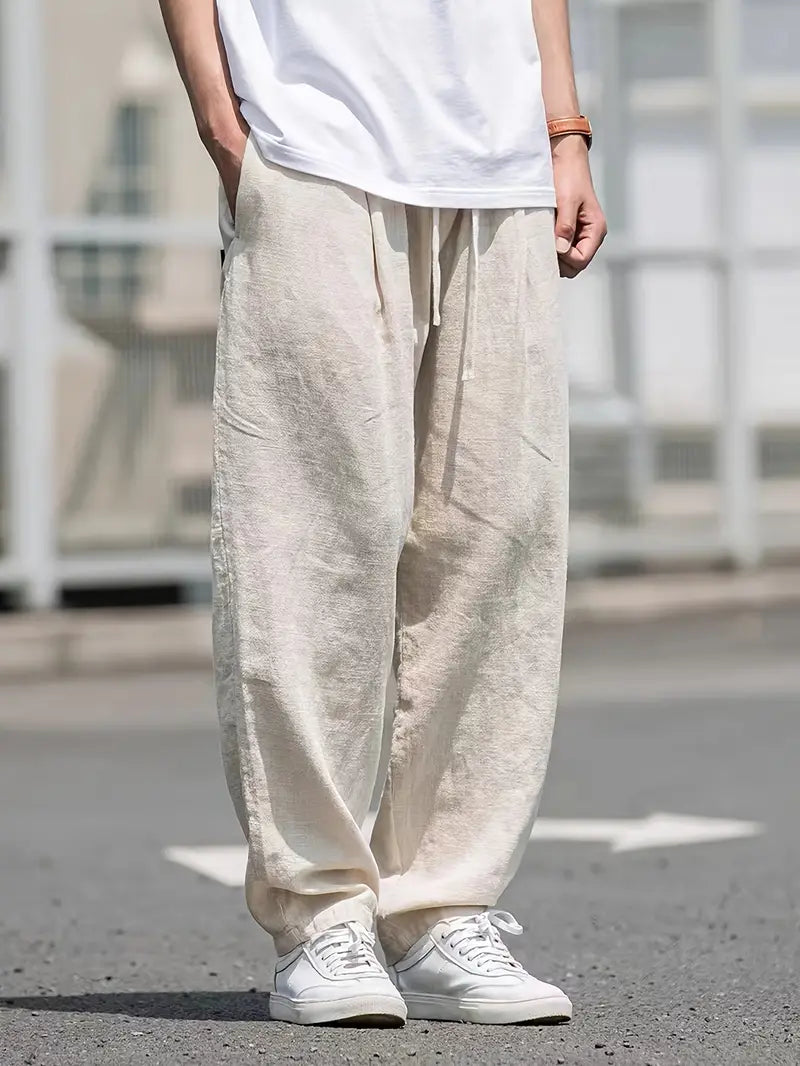 Signature Collection Linen Baggy Trousers
