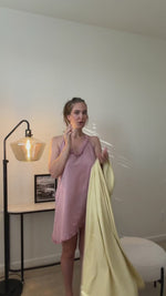 Load and play video in Gallery viewer, Flowing Deep V Neck Maxi Dress
