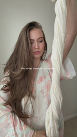 Load and play video in Gallery viewer, Adjustable Tiered Linen Maxi Dress

